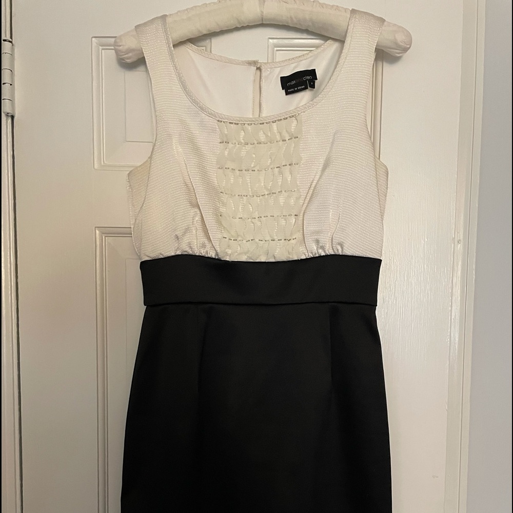 Max and Cleo size 2 black and white evening dress - Picture 2 of 8
